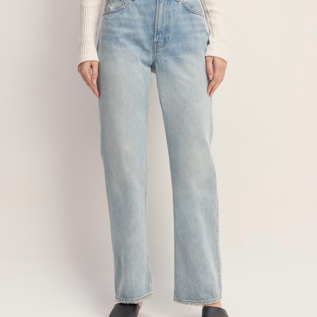 Everlane Women's Light Wash Straight Leg Jeans 29r
